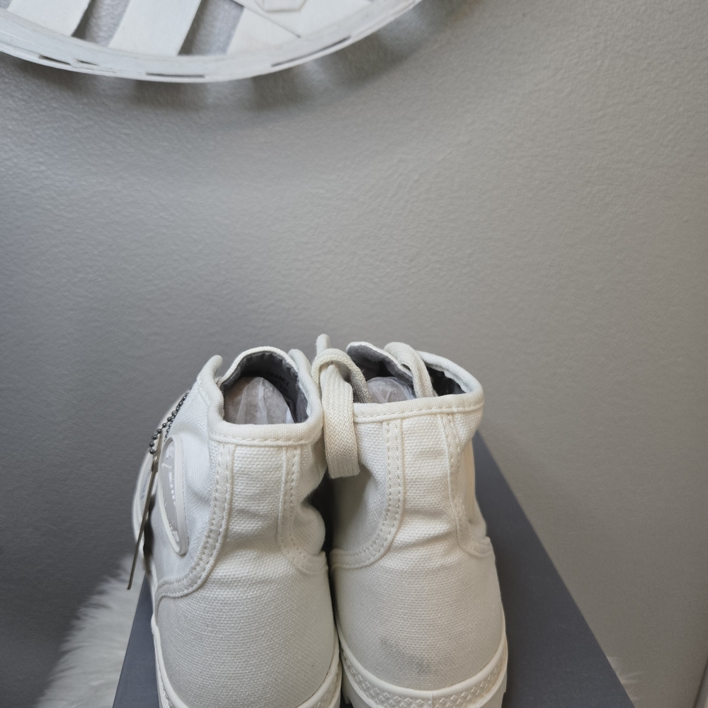 Palladium Womens Pampa White High-Top Sneakers Ret $140 - Picture 6 of 11